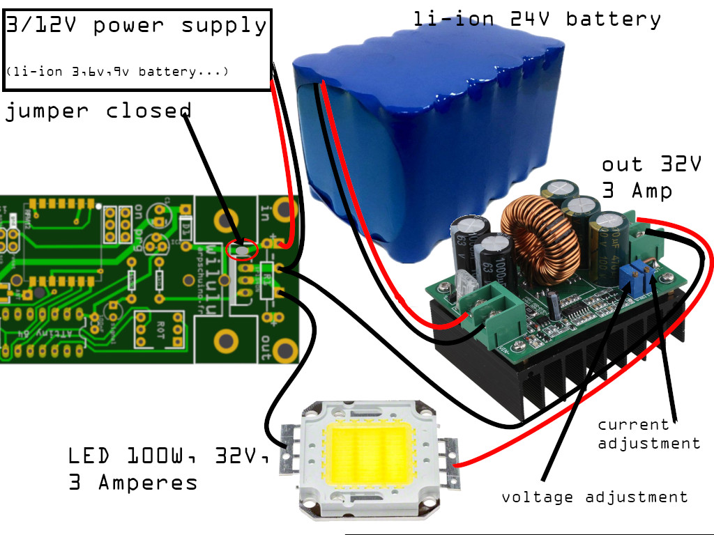 wilulu and 100W LED